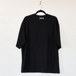 AIRism Cotton Oversized T-Shirt | Half-Sleeve
